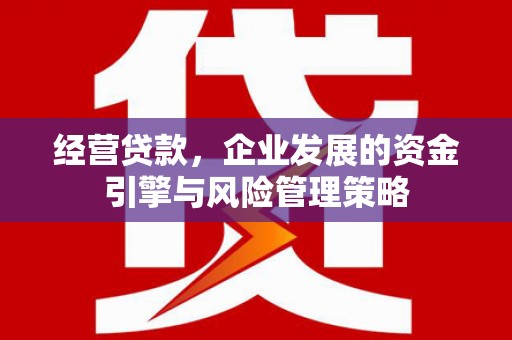 五原经营贷款，企业发展的资金引擎与风险管理策略