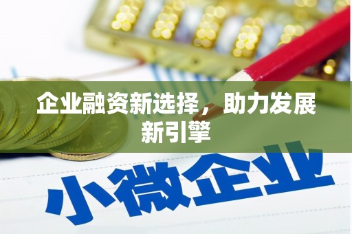 五原企业融资新选择，助力发展新引擎