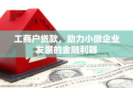 五原工商户贷款，助力小微企业发展的金融利器