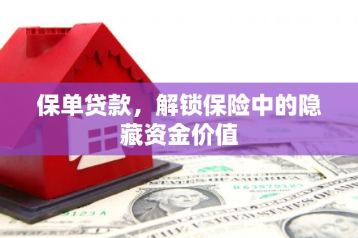 五原保单贷款，解锁保险中的隐藏资金价值