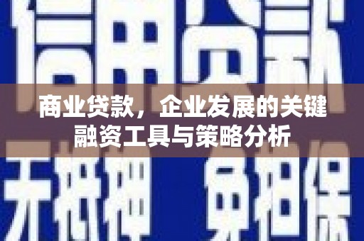 五原商业贷款，企业发展的关键融资工具与策略分析