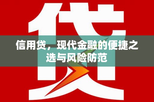 五原信用贷，现代金融的便捷之选与风险防范