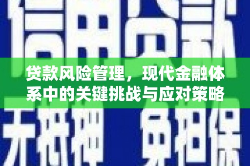 五原贷款风险管理，现代金融体系中的关键挑战与应对策略